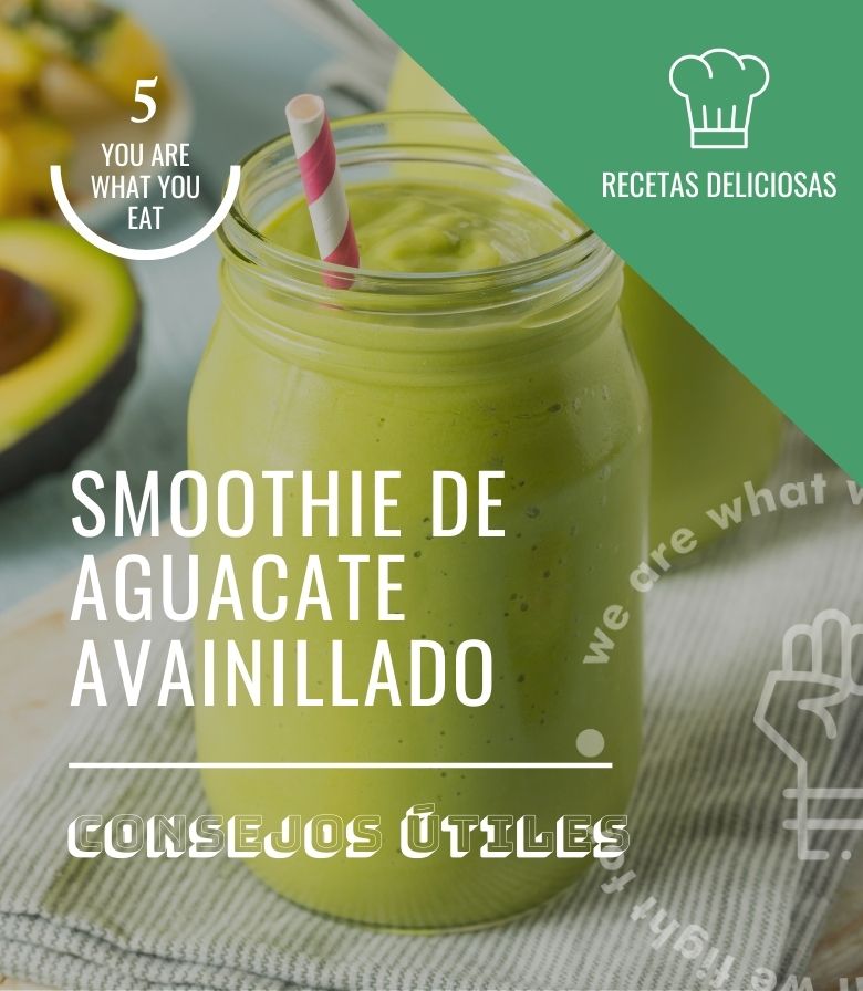 Smoothie de aguacate avainillado