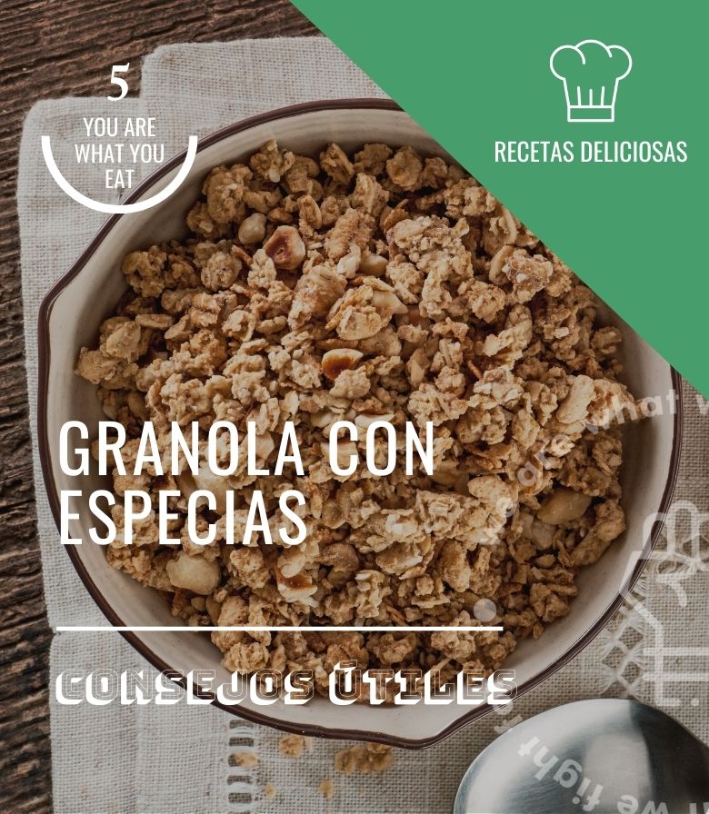 Granola con especias