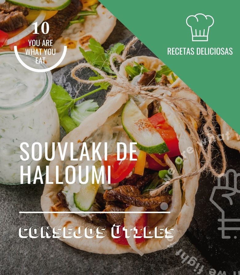 Souvlaki de halloumi