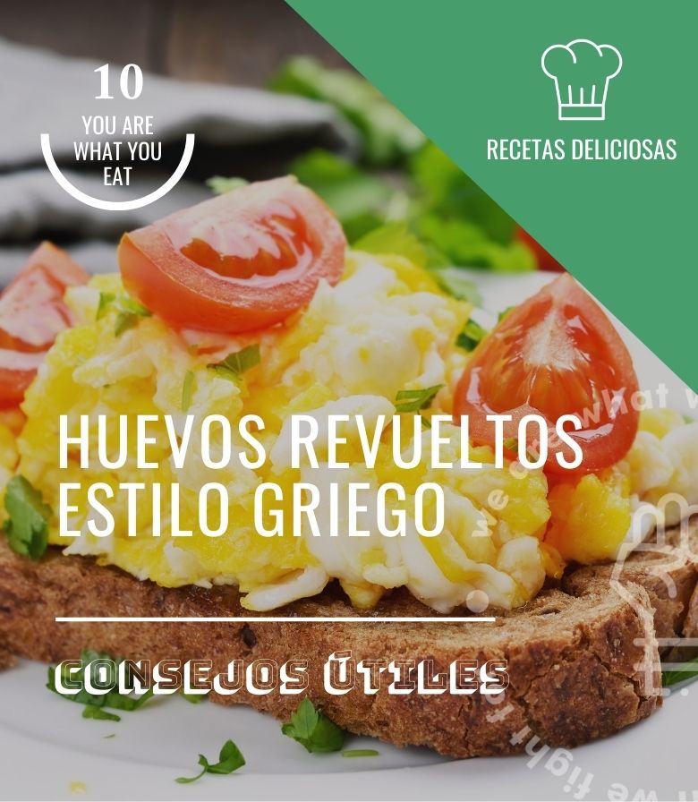 Huevos revueltos estilo griego