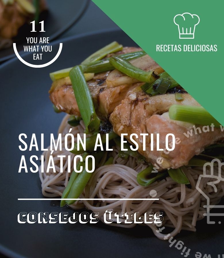 Salmón al estilo asiático