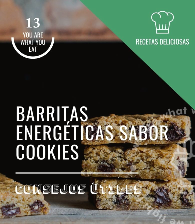 Barritas energéticas sabor cookie