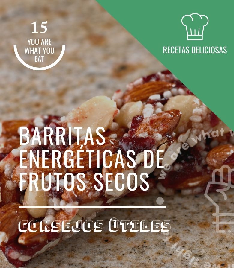 Barritas energéticas de frutos secos