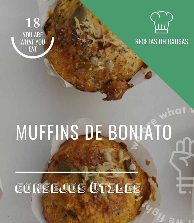 Muffins de boniato