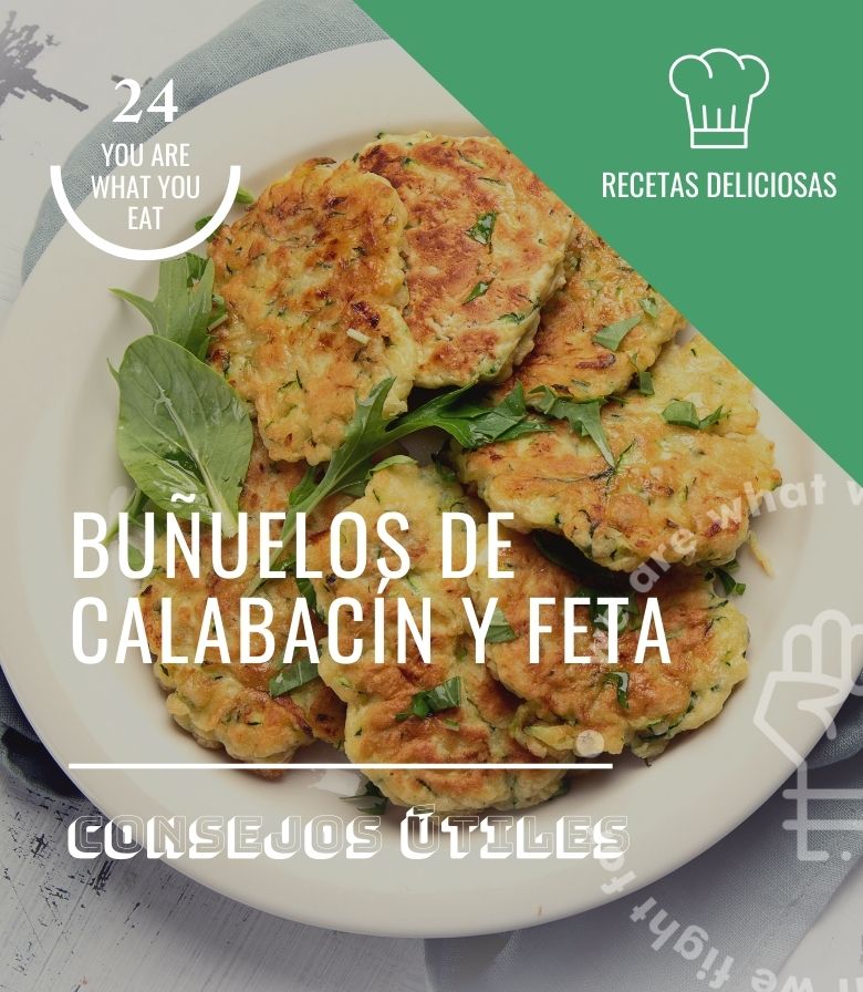 Buñuelos de calabacín y feta