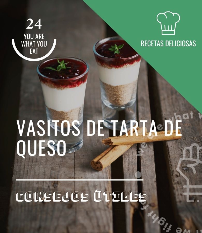 Vasitos de tarta de queso