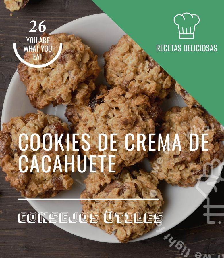 Cookies de crema de cachuete