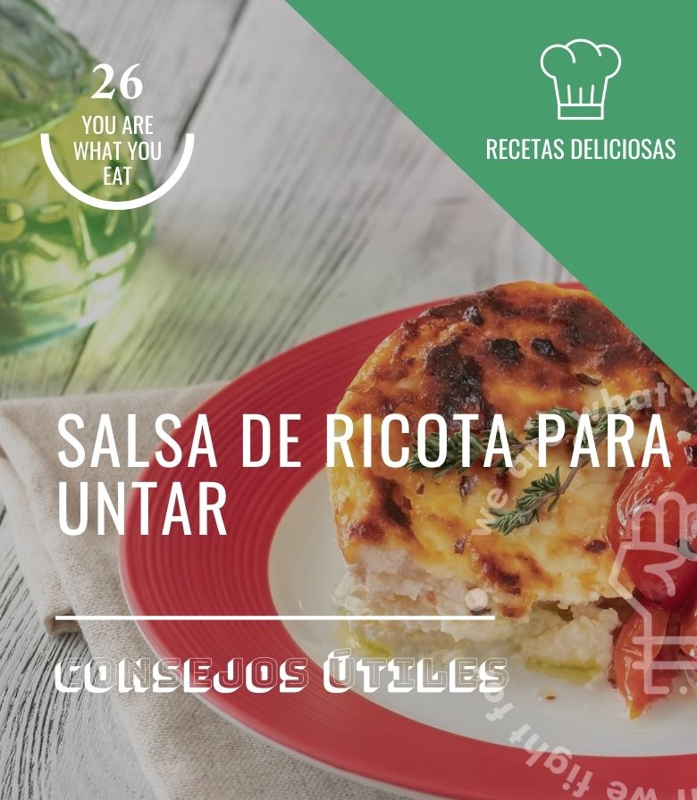 Salsa de ricota para untar