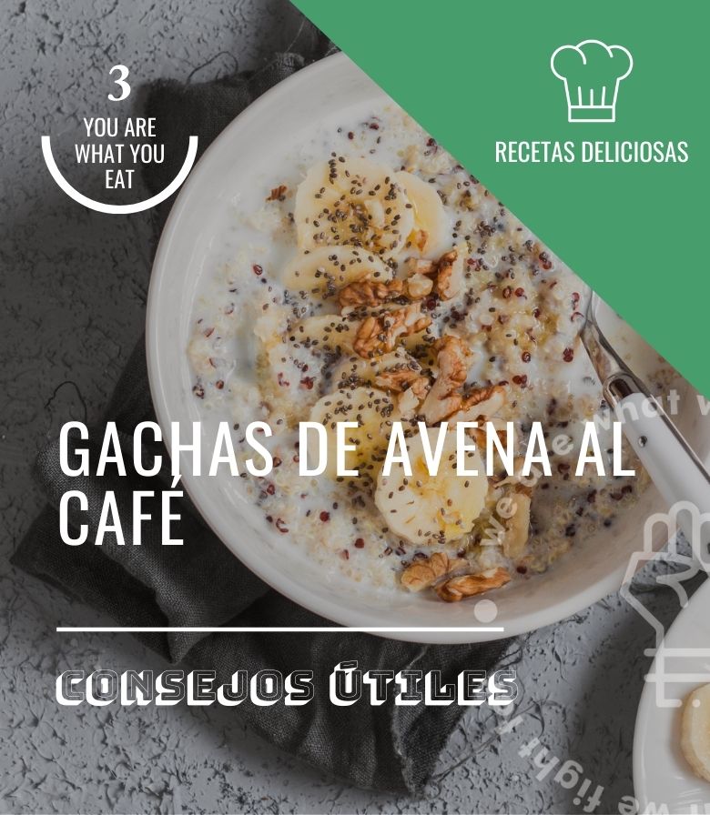 Gachas de avena al café