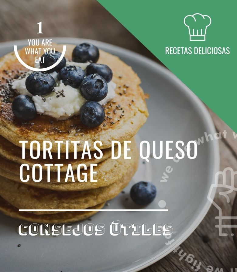 Tortitas de queso cottage